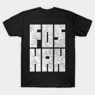 Foshan, Guangdong, China City Map Typography - Light T-Shirt